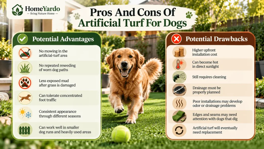 Pros And Cons Of Artificial Turf For Dogs