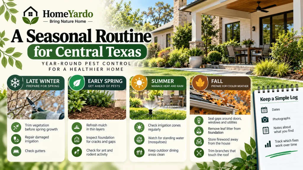 Seasonal Pest Control for Central Texas