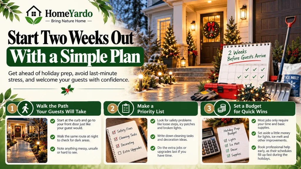 Start Two Weeks Out With a Simple Plan