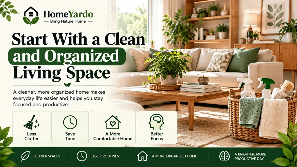 Start With A Clean And Organized Living Space