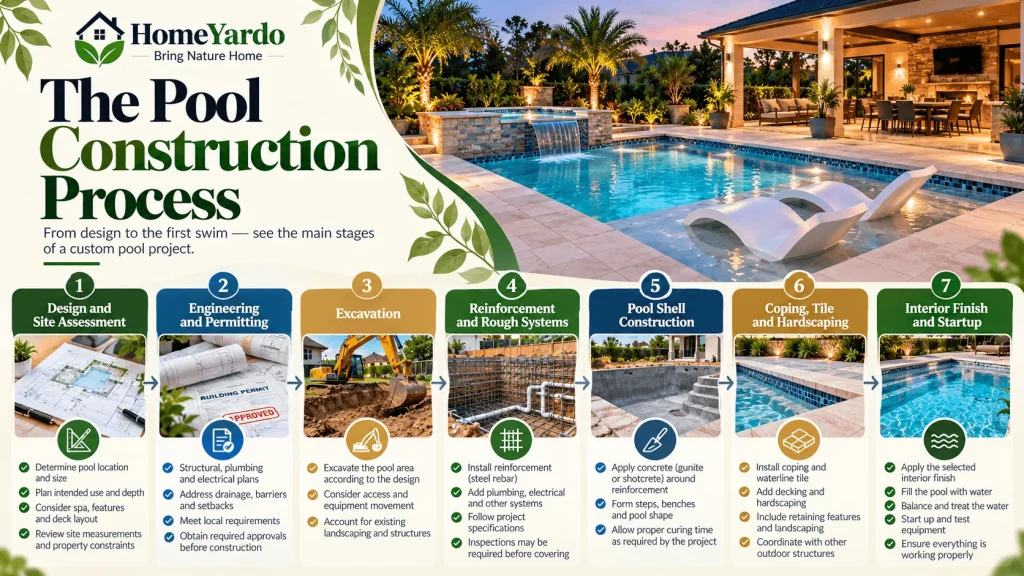 The Pool Construction Process