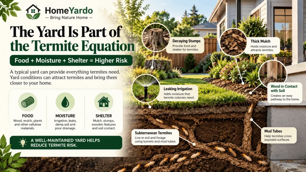The Yard Is Part of the Termite Equation