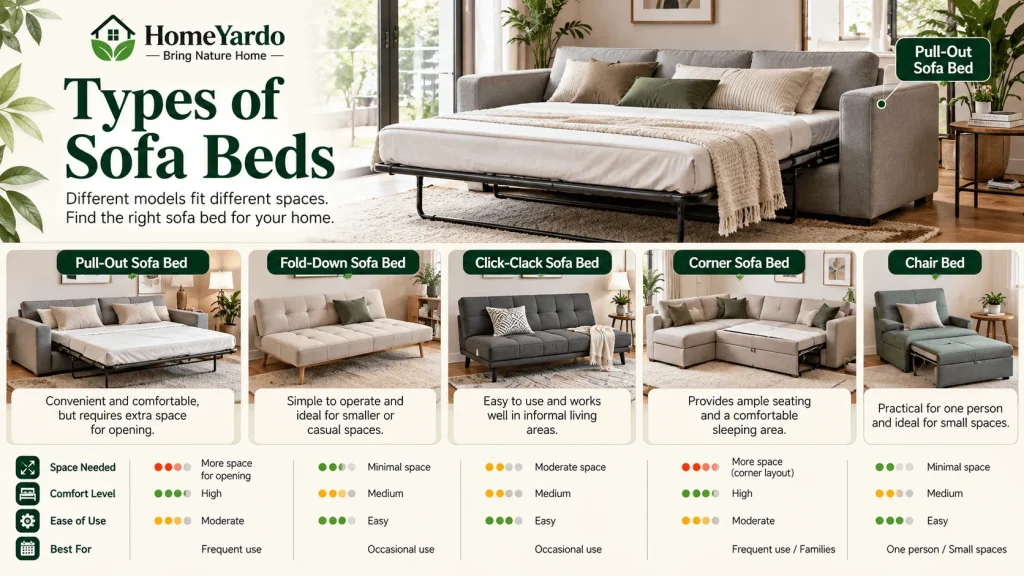 Types of Sofa Beds