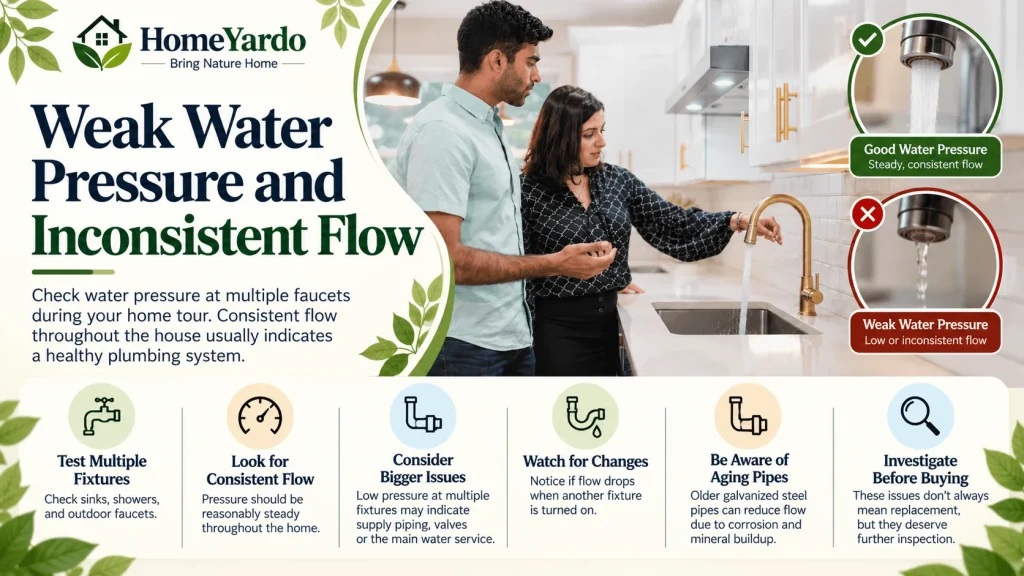 Weak Water Pressure and Inconsistent Flow
