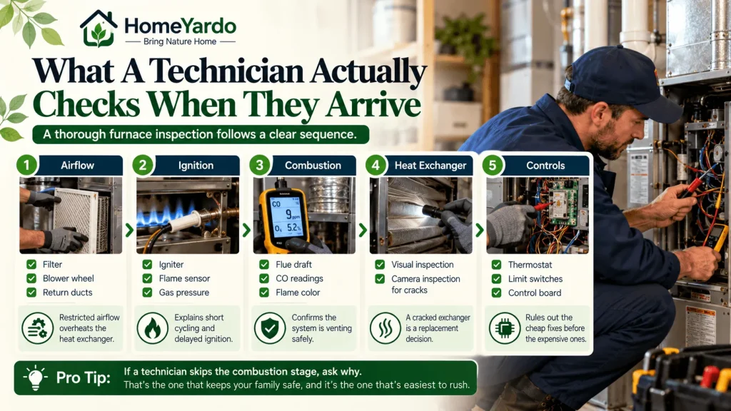 What A Technician Actually Checks When They Arrive