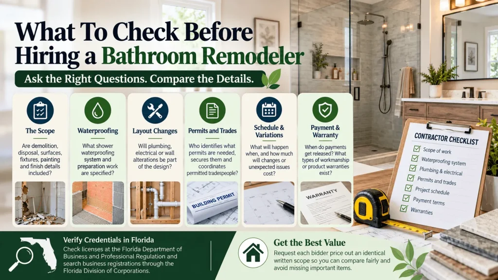 What To Check Before Hiring A Bathroom Remodeler