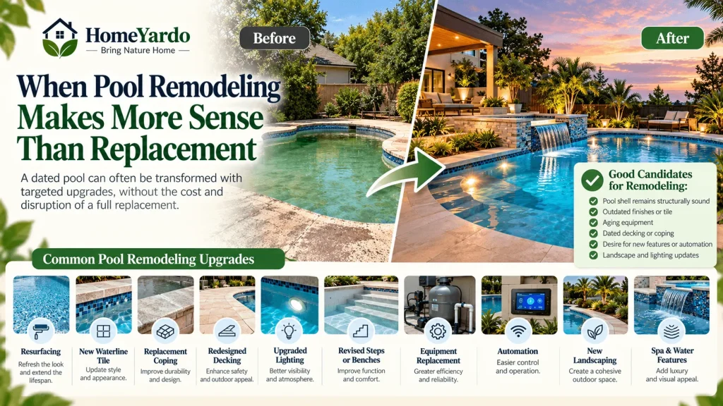 When Pool Remodeling Makes More Sense Than Replacement