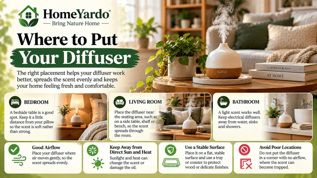 Where to put your diffuser