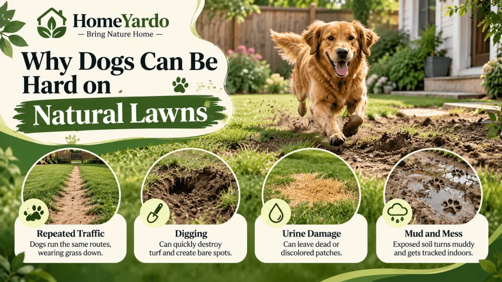 Why Dogs Can Be Hard on Natural Lawns