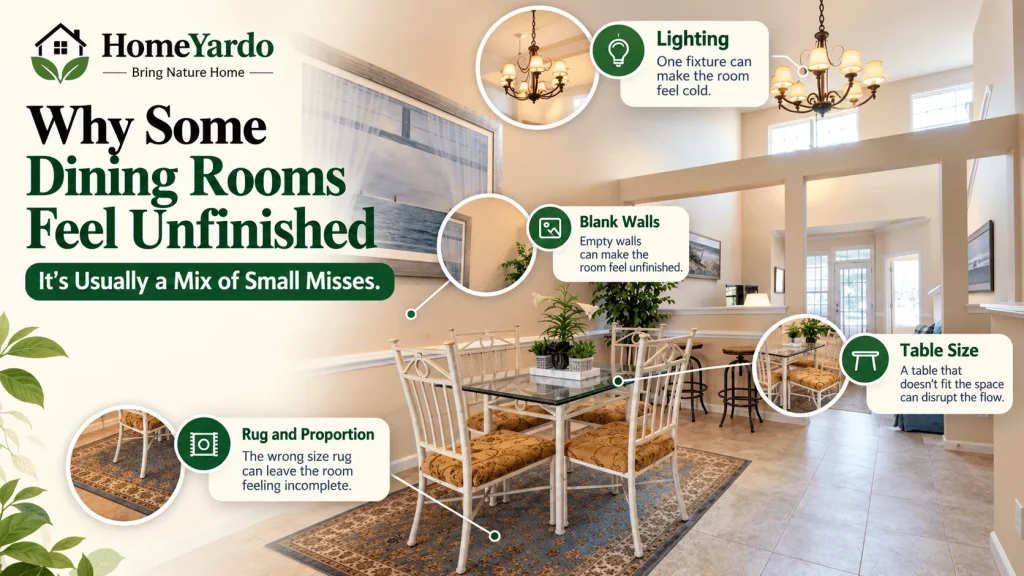 Why Some Dining Rooms Feel Unfinished