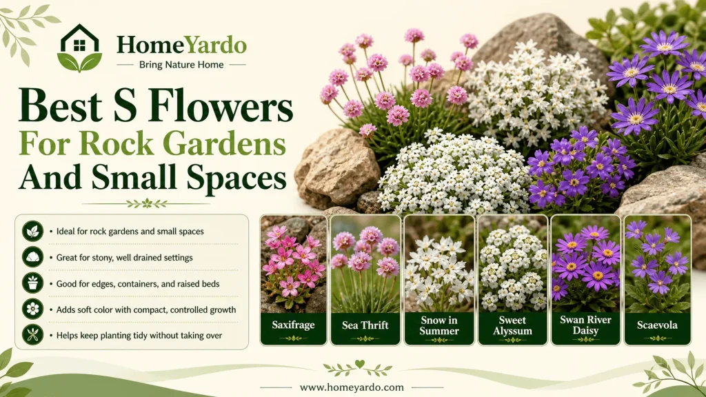 Best S Flowers For Rock Gardens And Small Spaces