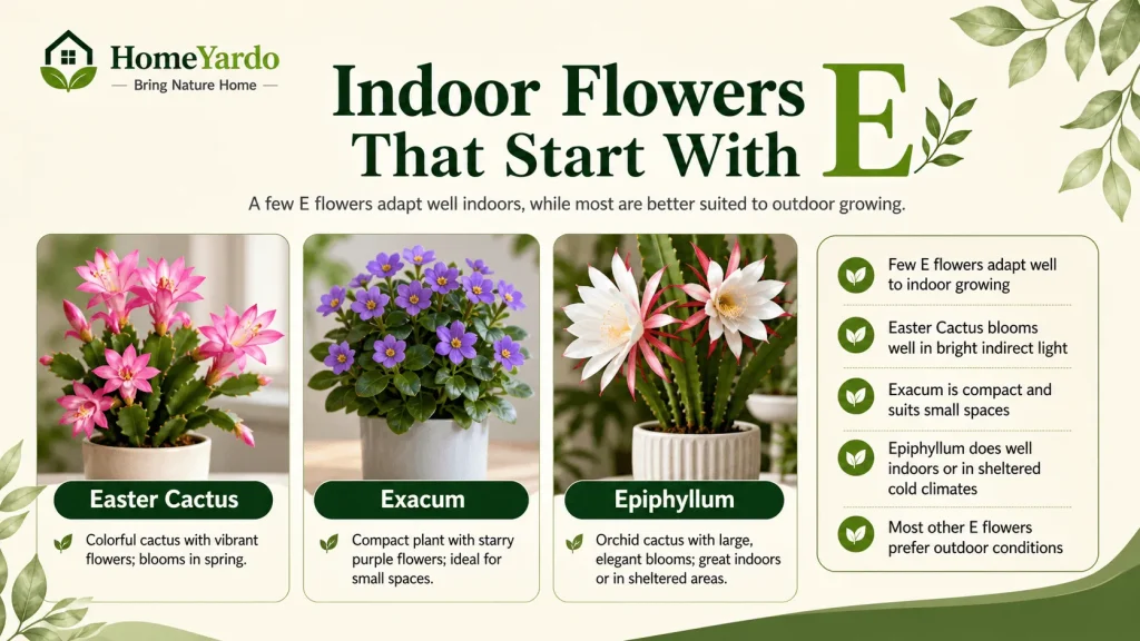 Indoor Flowers That Start With E