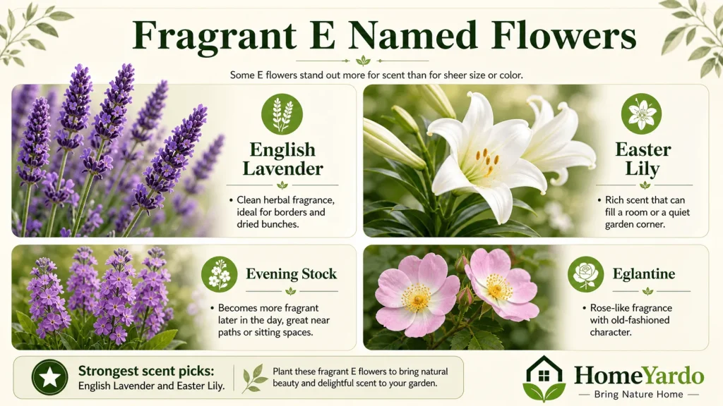 Fragrant E Named Flowers