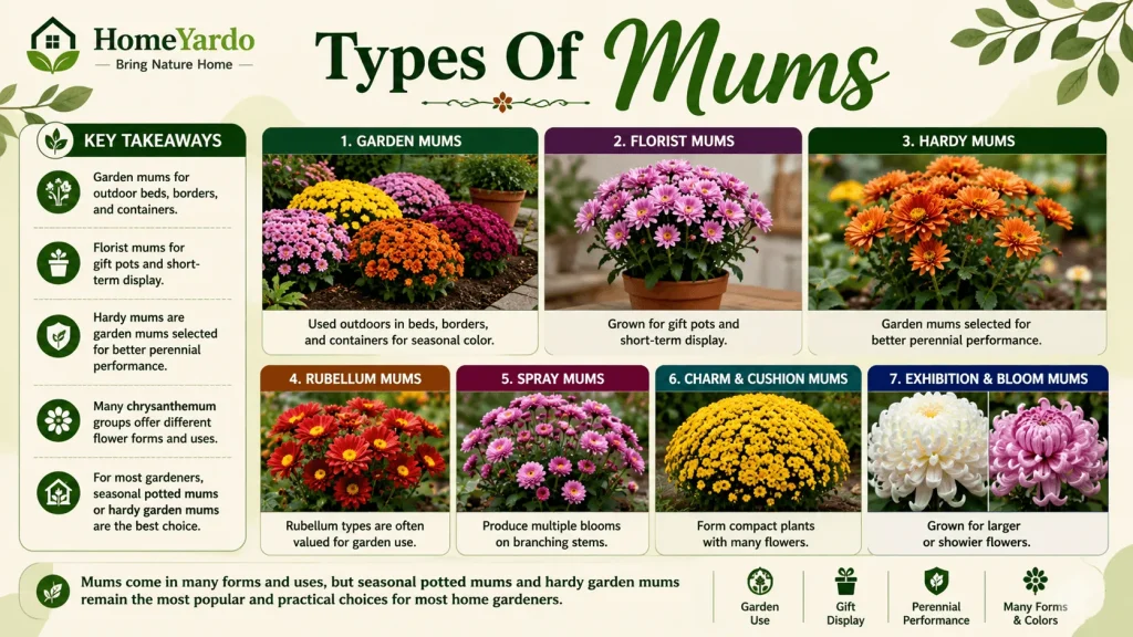 Types Of Mums