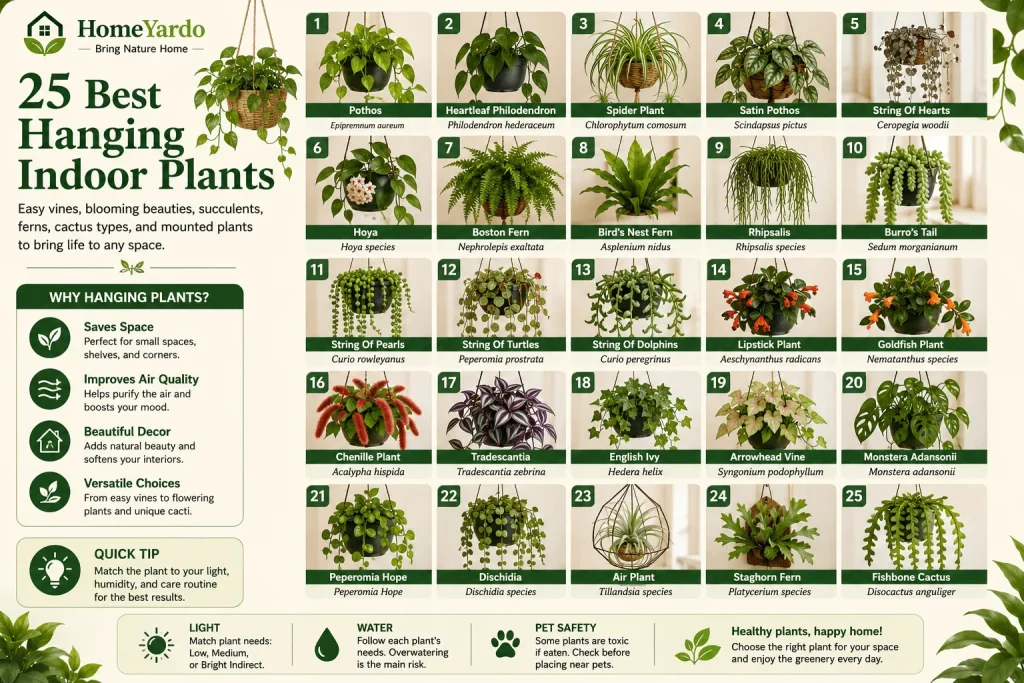25 Best Hanging Indoor Plants