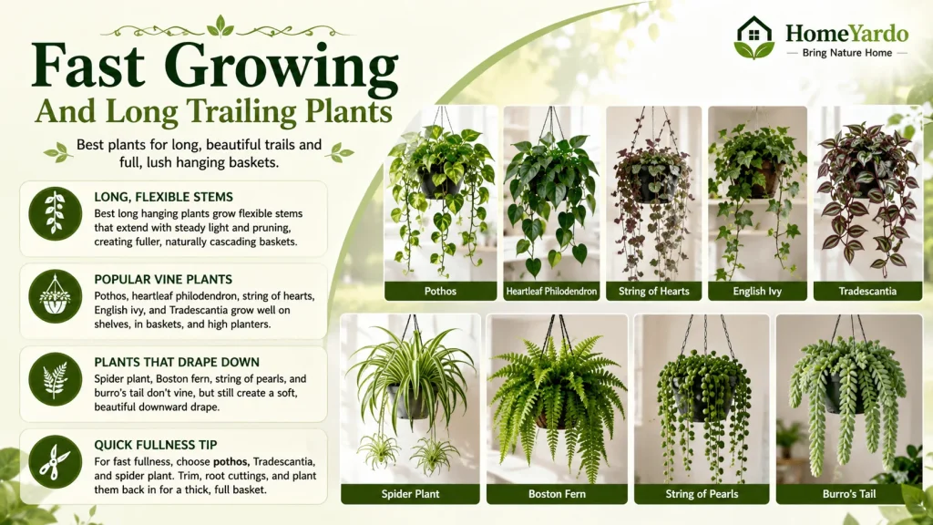 Fast-Growing And Long-Trailing Plants