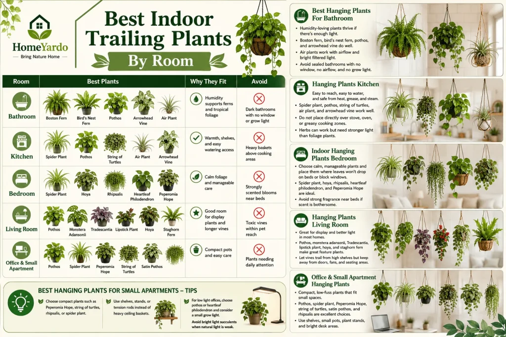 Best Indoor Trailing Plants By Room