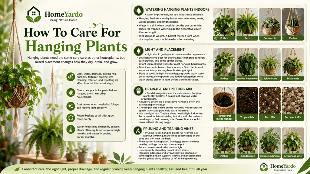 How To Care For Hanging Plants