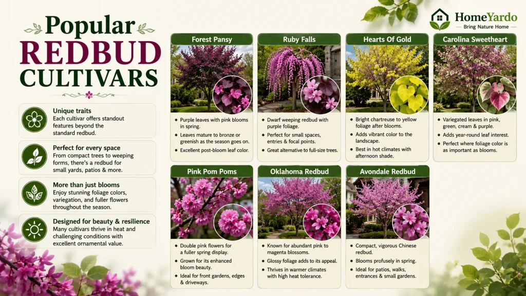 Popular Redbud Cultivars