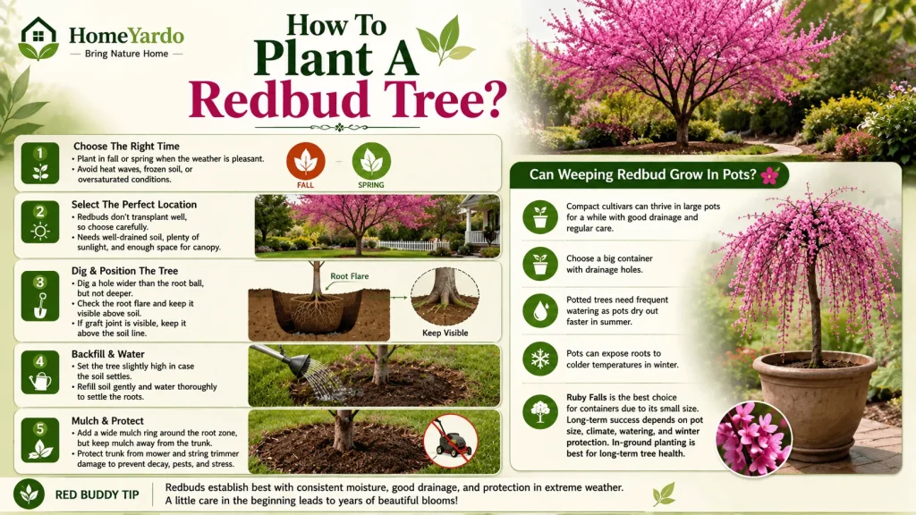 How To Plant A Redbud Tree?