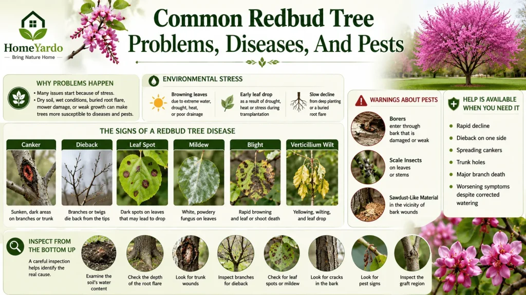 Common Redbud Tree Problems, Diseases, And Pests