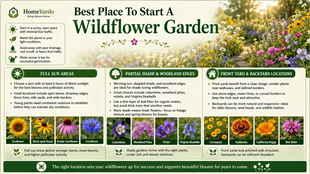Best Place To Start A Wildflower Garden