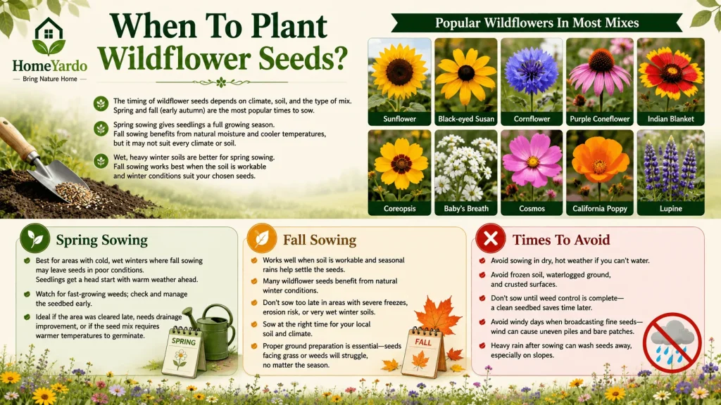 When To Plant Wildflower Seeds?