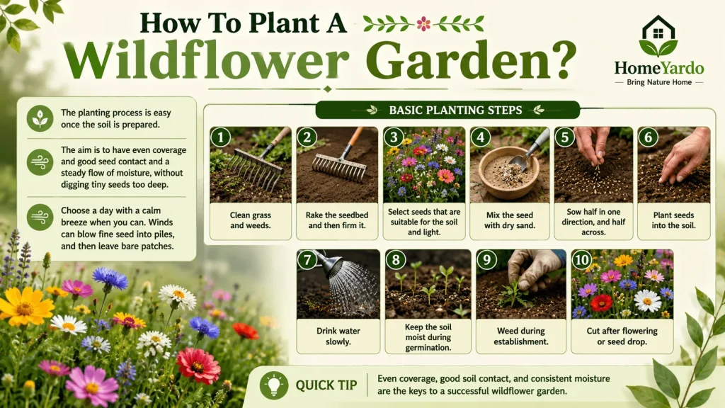 How To Plant A Wildflower Garden?