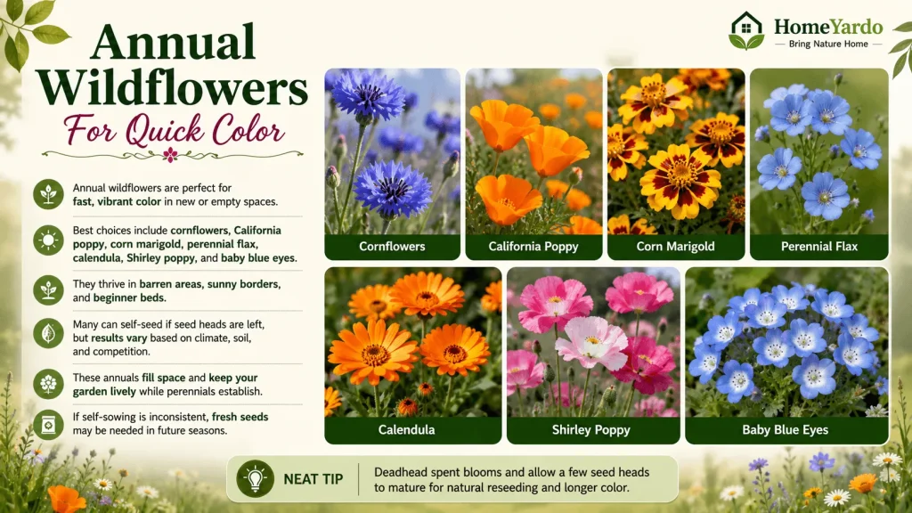 Annual Wildflowers For Quick Color