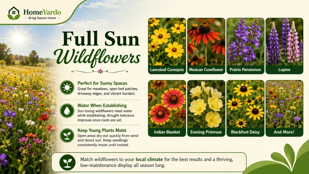 Full Sun Wildflowers