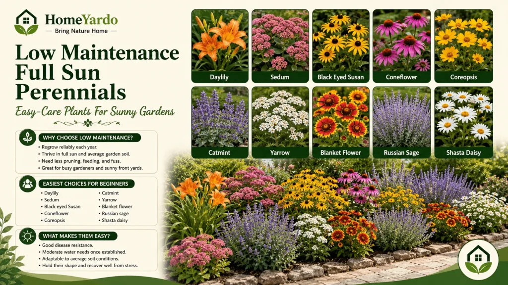 Low Maintenance Full Sun Perennials