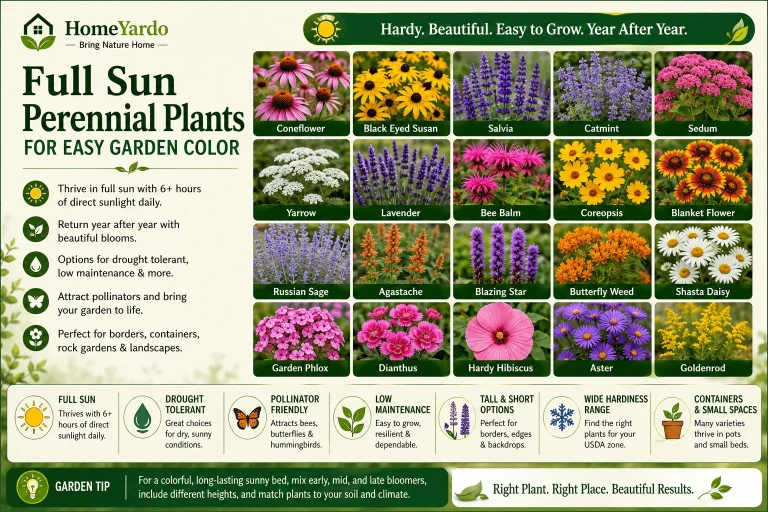 Full Sun Perennial Plants For Easy Garden Color