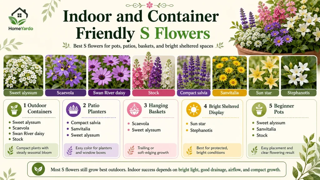 Indoor And Container Friendly S Flowers