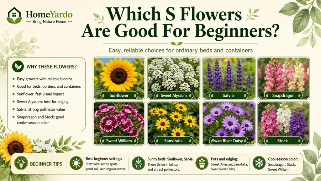 Which S Flowers Are Good For Beginners?