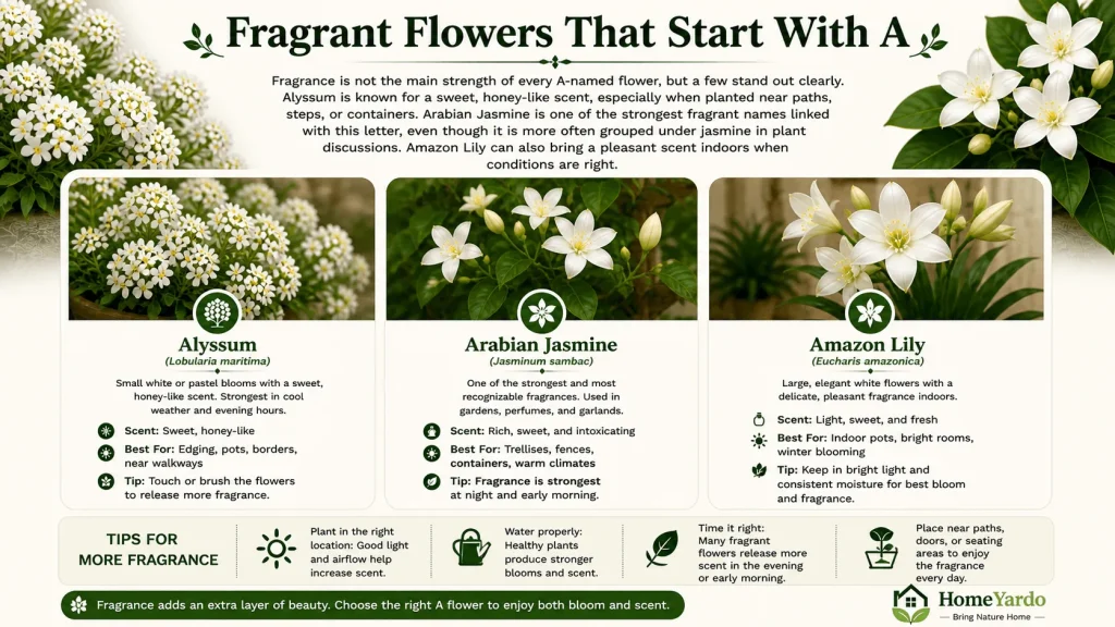 Fragrant Flowers That Start With A