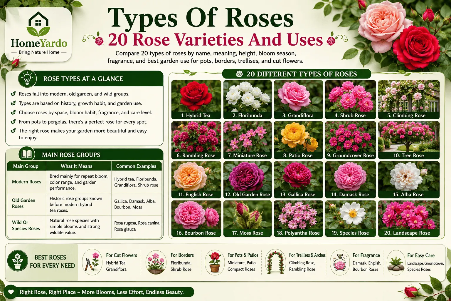Types of Roses