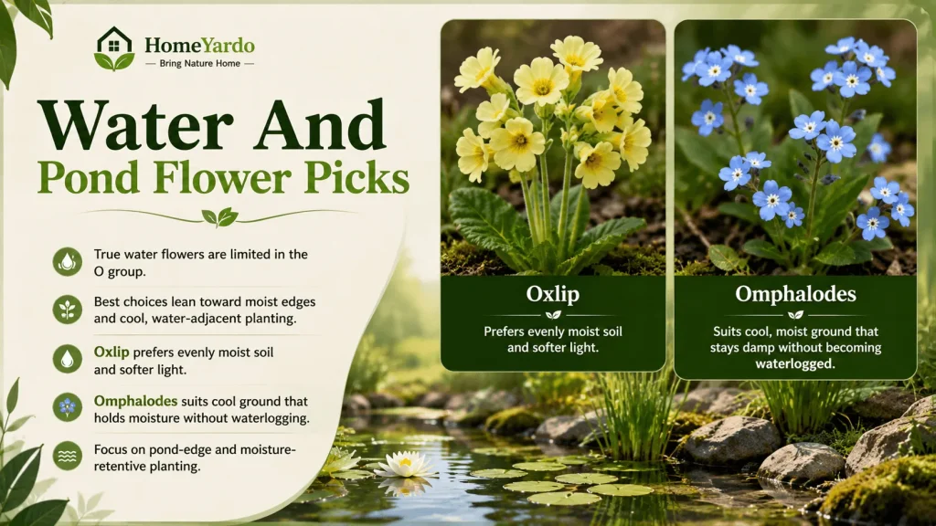 water and pond flower picks
