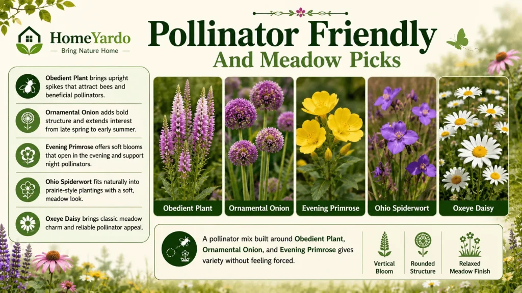 Pollinator frienldy and meadows picks