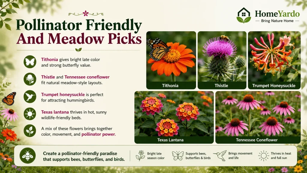 Pollinator frienldy and meadows picks