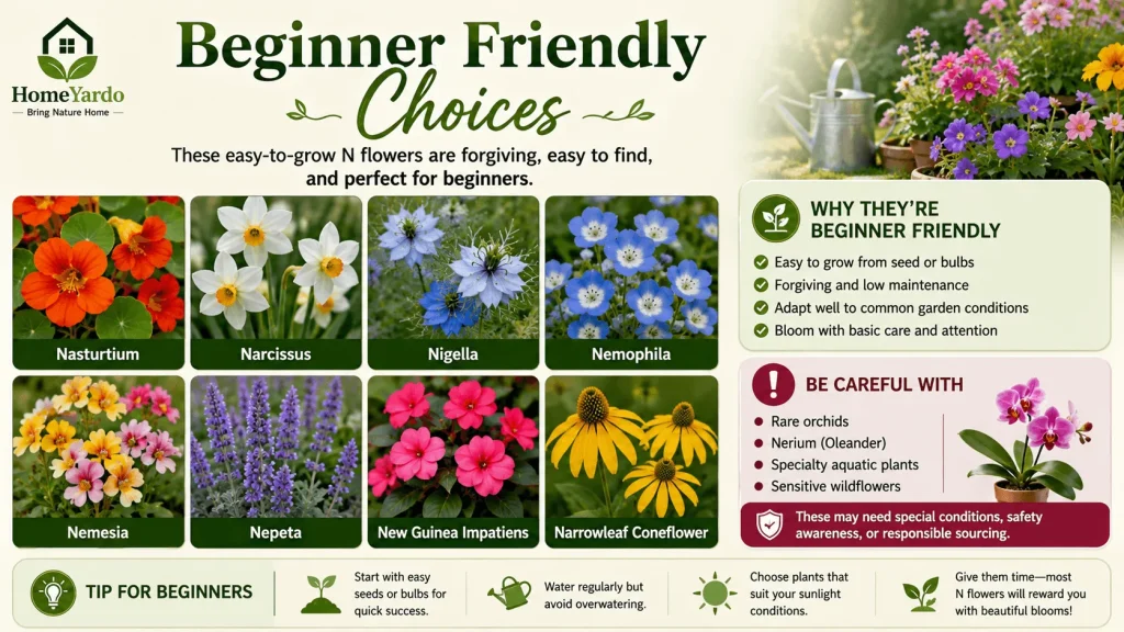Beginner friendly choices