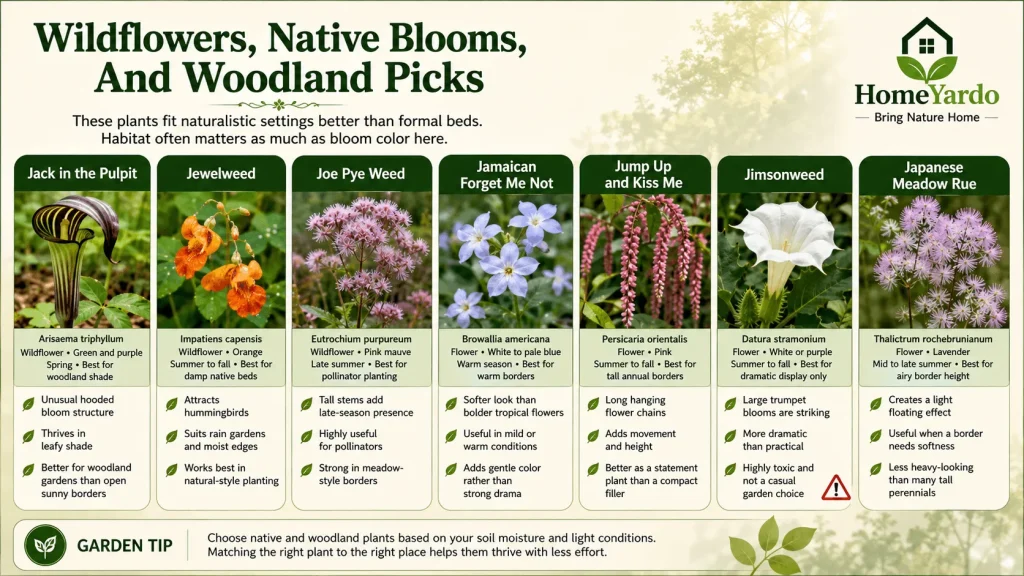 Wildflowers native blooms and woodland picks