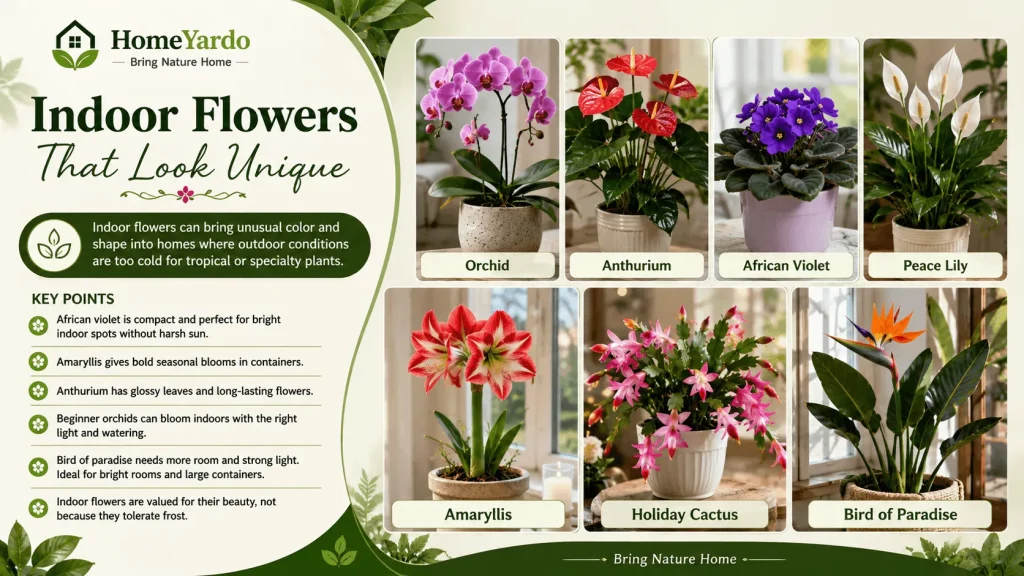 Indoor flowers that look unique