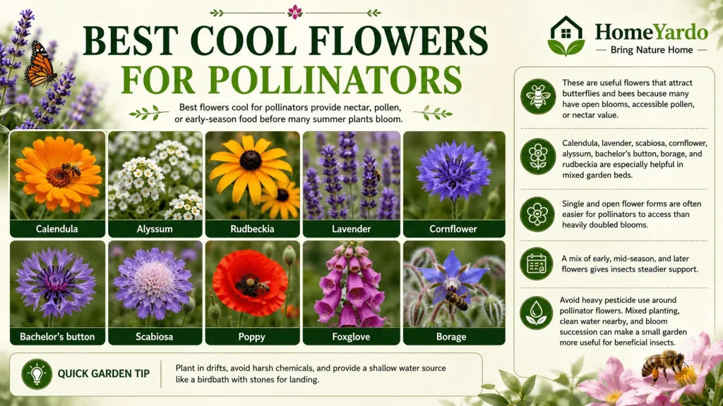 Best Cool flowers for pollinators
