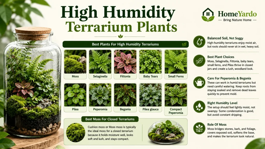 High HUmidity Terrarium Plants