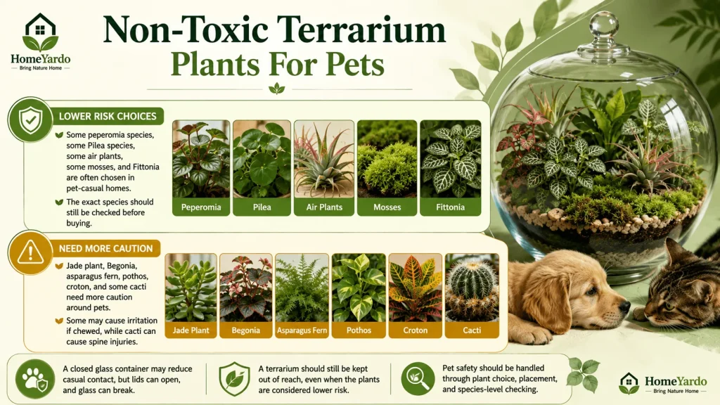 Non toxic terrarium plants for pets