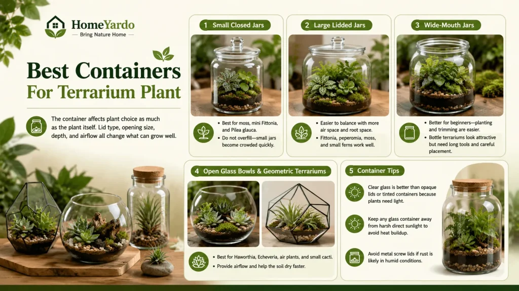 Best Containers for terrarium Plants