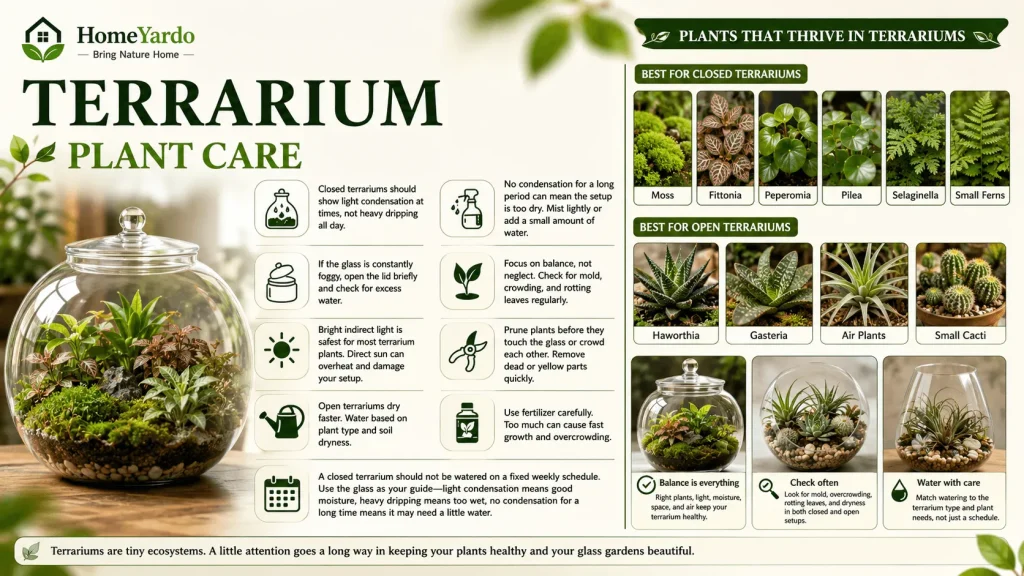 Terrarium PLant Care