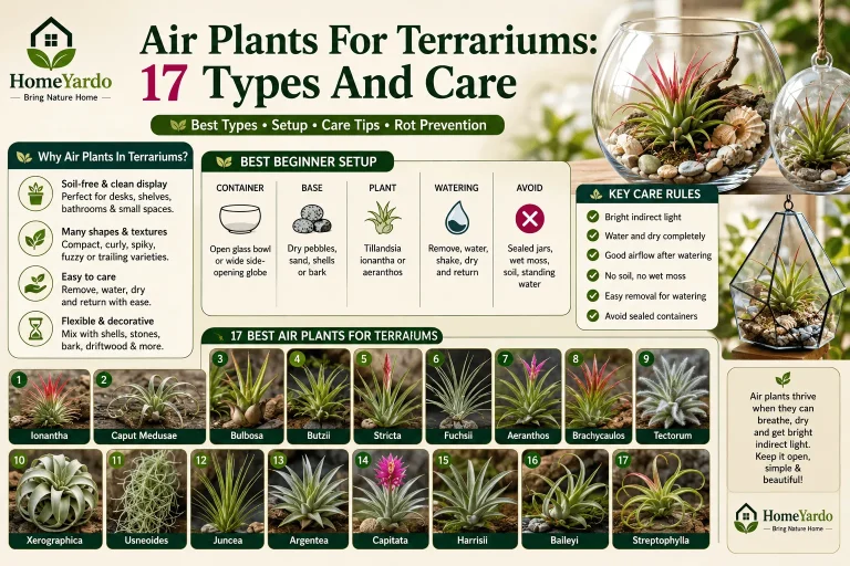 17 Air plants for terrariums