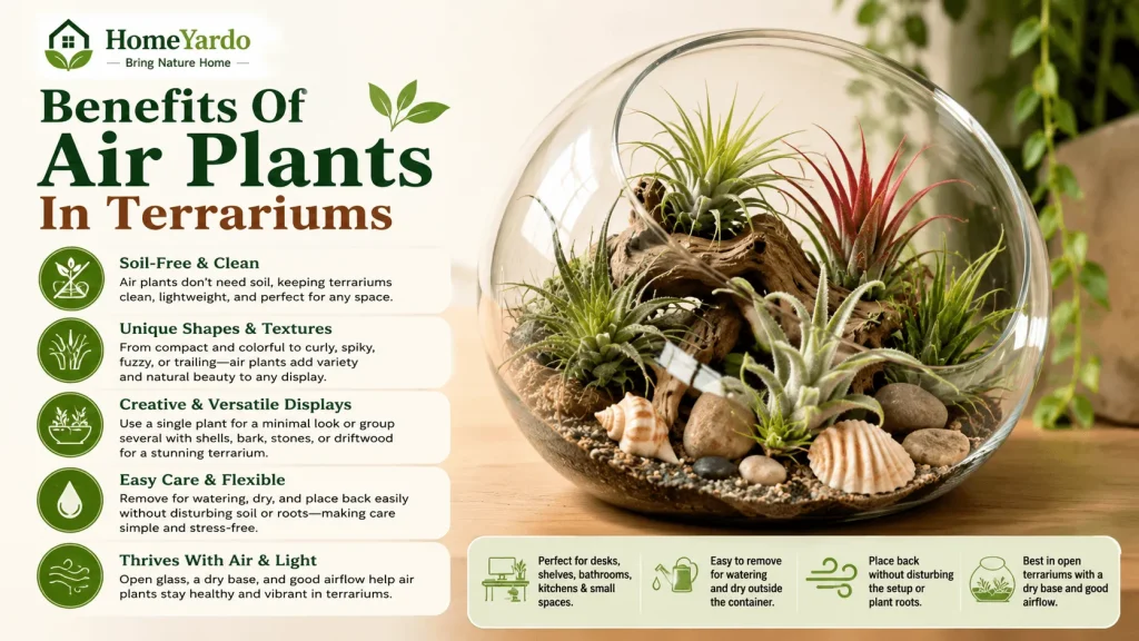 Benefits of air plants For Terrariums