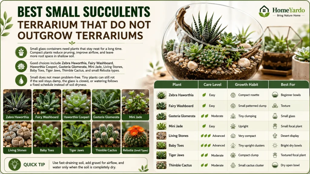 Best small succulents for terrarium